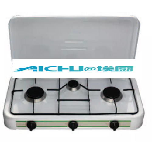 3 Burners Spray Coating Table TopGas Stove